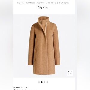 J Crew Mercantile Women’s City Coat